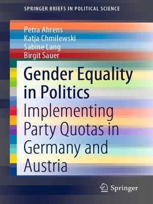 cover image of Gender Equality in Politics
